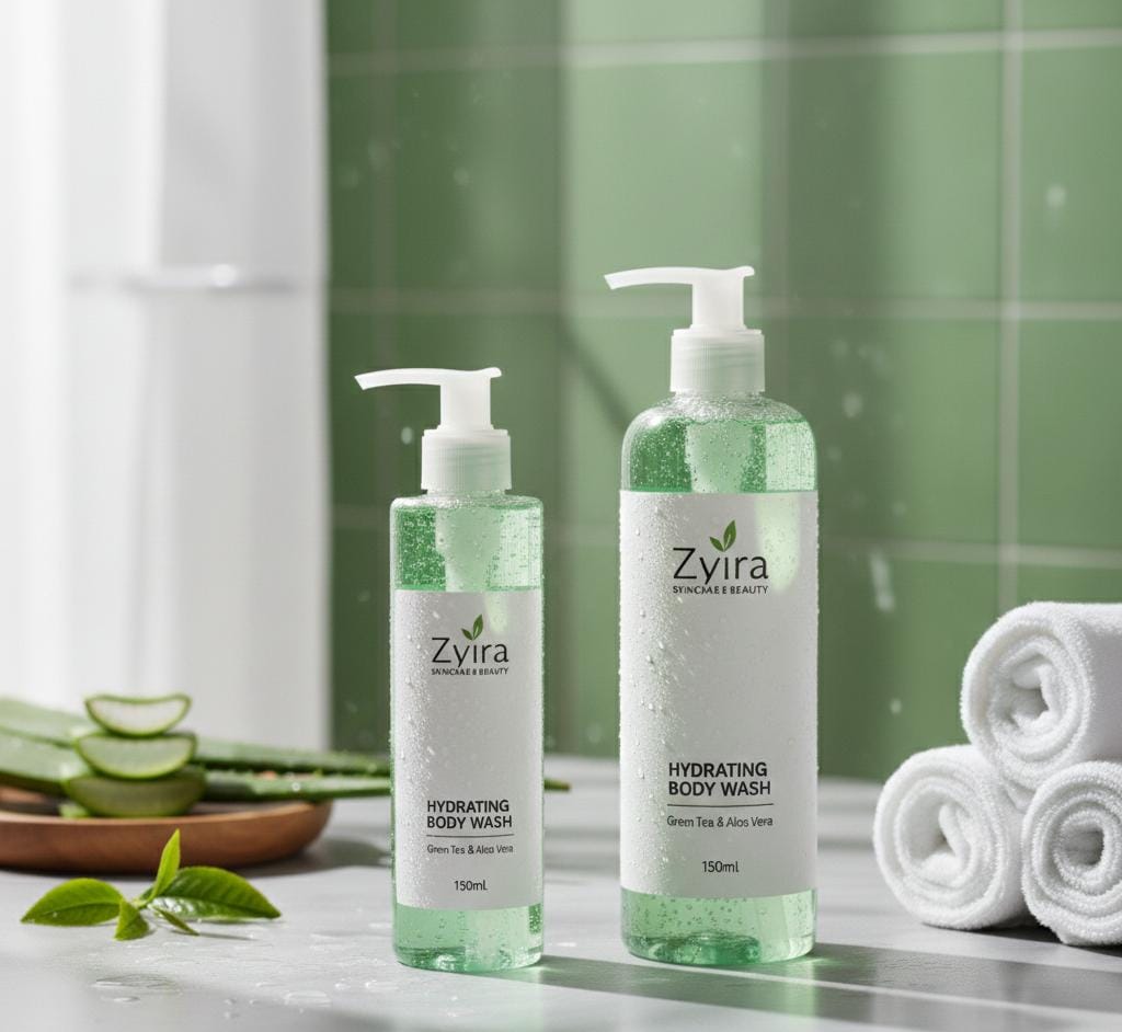 Herbal Aloe Vera Body Wash – Gentle Hydration & Soothing Cleanser 30%off
