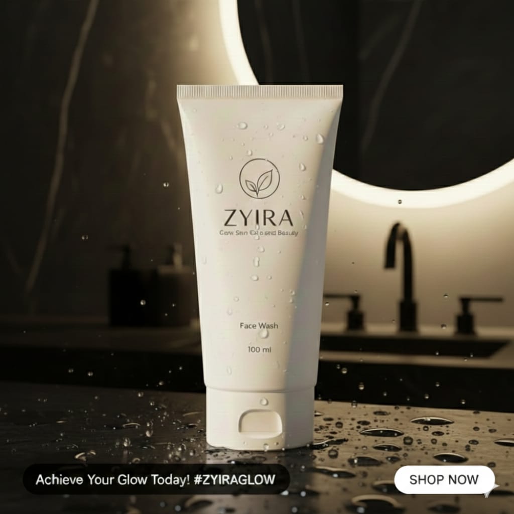 Glycolic Acid Exfoliating Cleanser – Deep Pore Brightening Face Wash